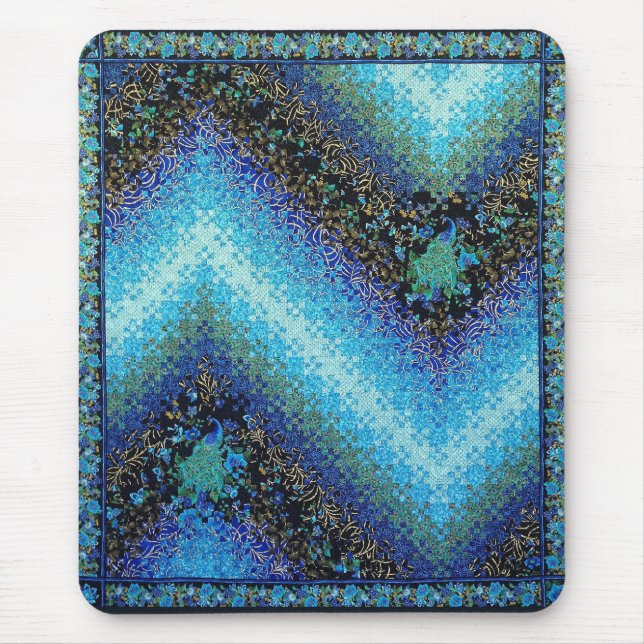 Tapis De Souris Loin gagne la carte de souris à courtepointe (Devant)