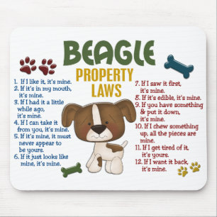 Tapis De Souris Lois 4 de propriété de beagle