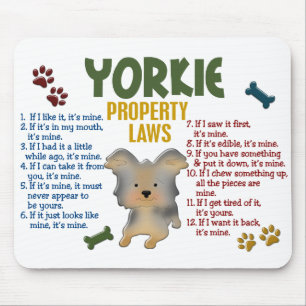 Tapis De Souris Lois 4 de propriété de Yorkie