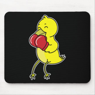 Tapis De Souris L'oiseau fait la boxe