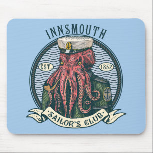 Tapis De Souris L'Ombre sur la voile de Lovecraft Innsmouth