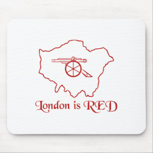 Tapis De Souris Londres est rouge Arsenal