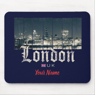 Tapis De Souris Londres Uk Skyline United Kingdom England vintage