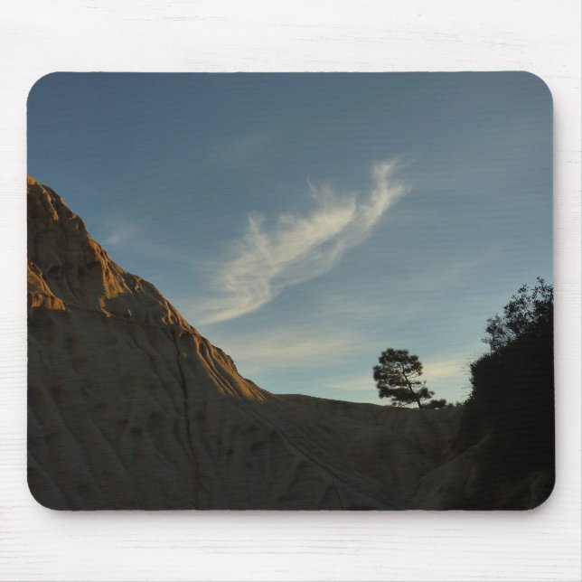 Tapis De Souris Lone Torrey Pine Californie Sunset Paysage (Devant)