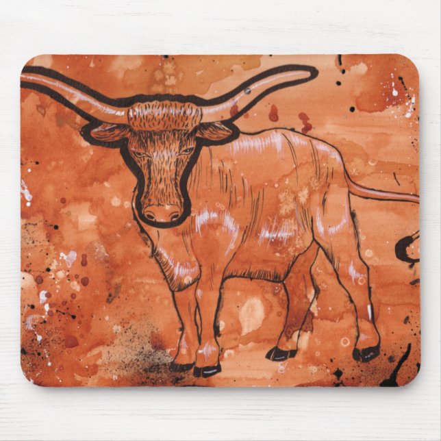 Tapis De Souris Longhorn II Mousepad (Devant)