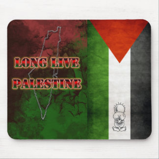 Tapis De Souris Longue vie Palestine Drapeau Grunge Mousepad