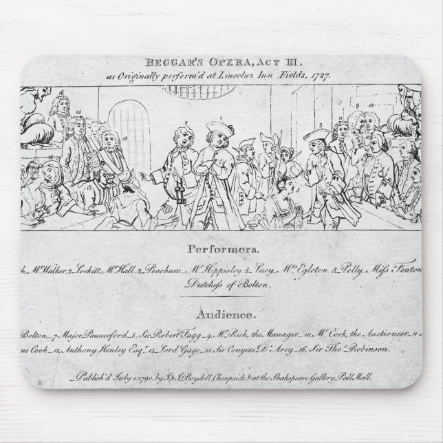 Tapis De Souris L'Opera du mendiant (Devant)