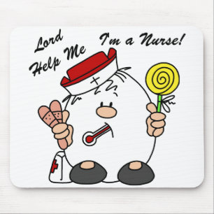 Tapis De Souris Lord Aidez-moi Je suis infirmière