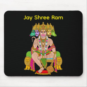 Tapis De Souris Lord Hanuman Pad   Hindu Devta Hanuman Spiri