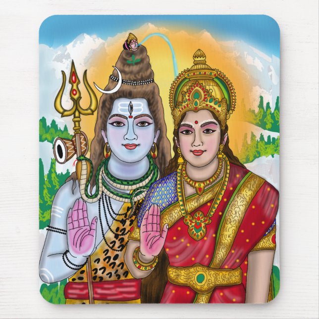 Tapis de souris Lord Shiva  (Devant)