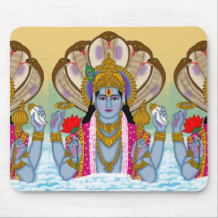 Tapis de souris Lord Vishnu