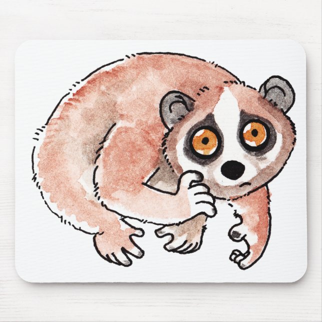 Tapis De Souris Loris lent Mousepad (Devant)