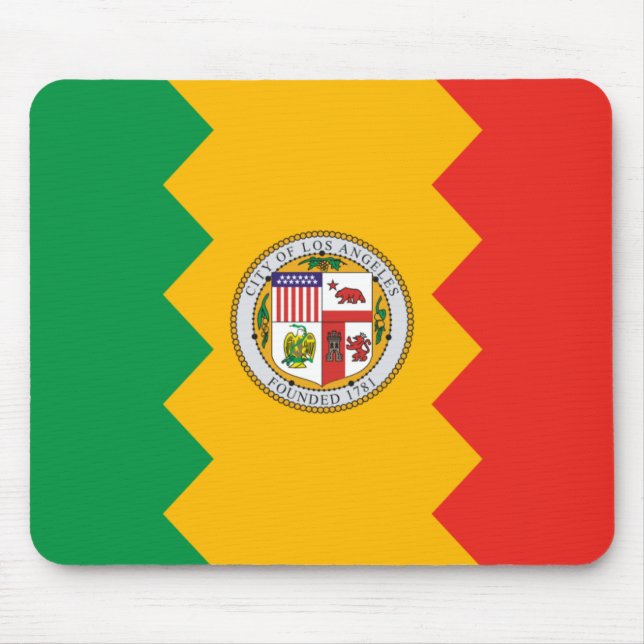 Tapis De Souris Los Angeles Flag (Devant)
