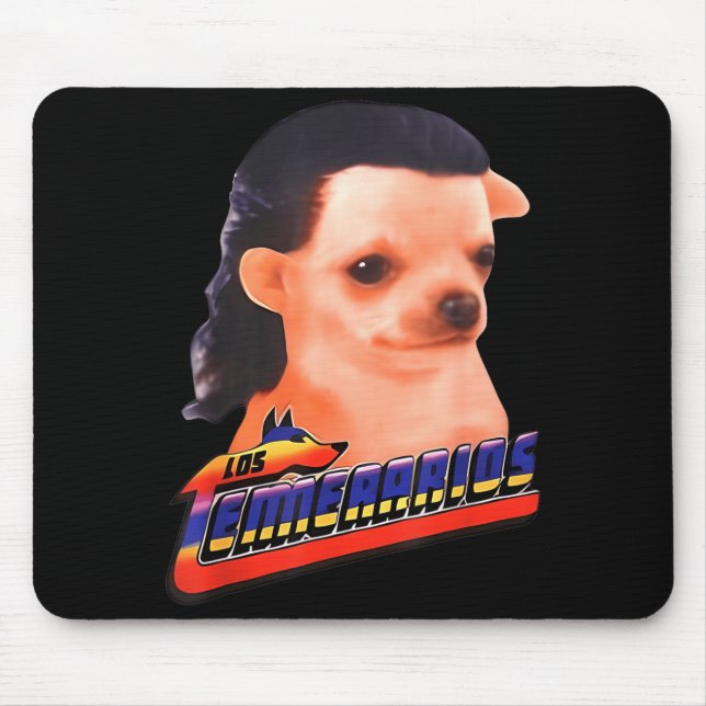 Tapis De Souris Los Temerarios Funny Dog Chihuahua  (Devant)