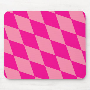 Tapis De Souris Losanges damier rose clair et foncé