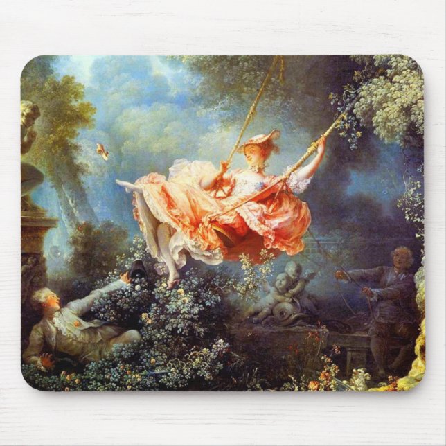 Tapis De Souris L'oscillation par Fragonard (Devant)