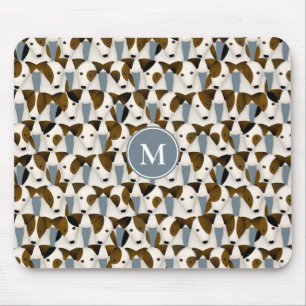 Tapis De Souris Lots of Parson Jack Russell Terriers dogs pattern