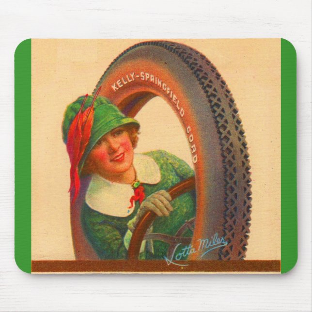 Tapis De Souris Lotta Miles Kelly-Springfields pneu mascotte (Devant)