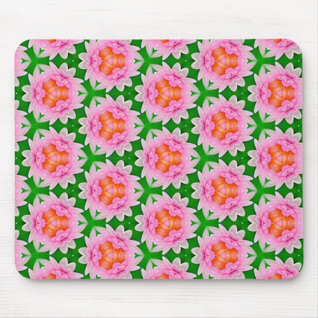 Tapis De Souris Lotus Abstrait Mousepad (Devant)