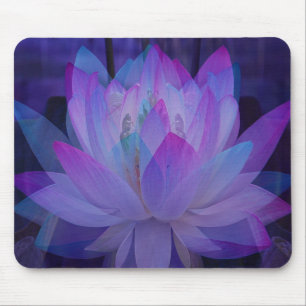 Tapis De Souris Lotus en bleu....