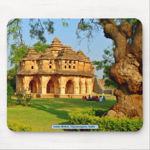 Tapis De Souris Lotus Mahal, Vijayanagara, Inde