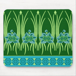 TAPIS DE SOURIS LOTUS NOUVEAU : SCÈNE DE VERT BLEU