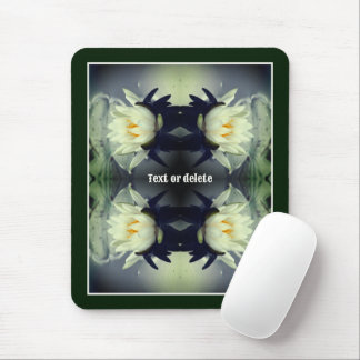 Tapis De Souris Lotus Water Lily Fleur Art Abstrait Personnalisé