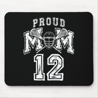 Tapis De Souris Loud Fier Lacrosse Maman Nombre Joueur 12 Mama Fam