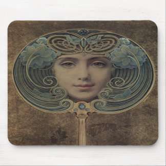 Tapis De Souris Louis Welden Hawkins Art Nouveau Mousepad