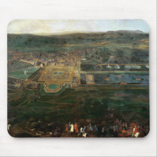 Tapis De Souris Louis XIV chassant près du château de
