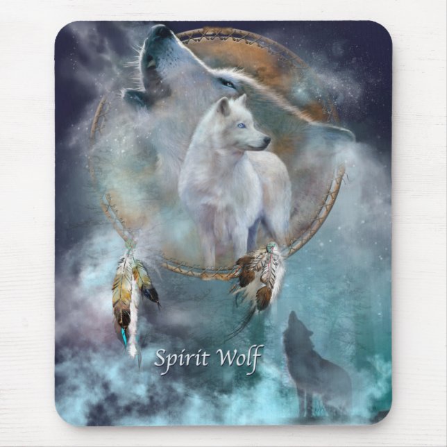 Tapis De Souris Loup d'esprit (Devant)