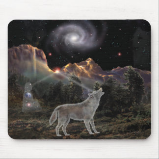 Tapis De Souris Loup d'étoile