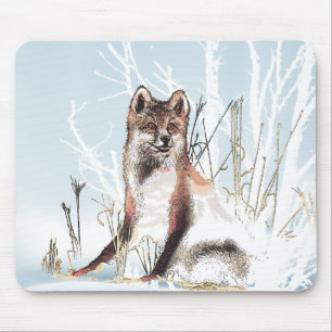 Tapis De Souris Loup d'hiver