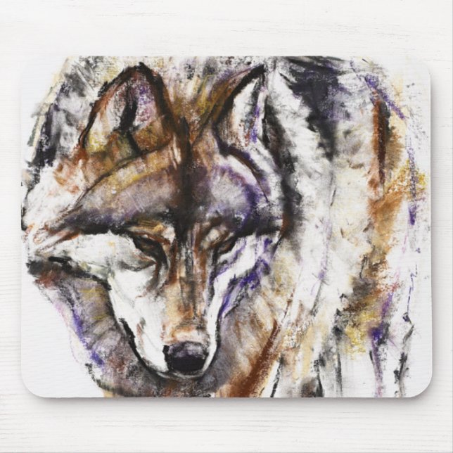 Tapis De Souris Loup européen (Devant)