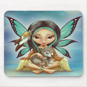 Tapis De Souris Loup féerique