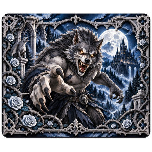 Tapis De Souris Loup-garou, Monstre en Papier Découpé
