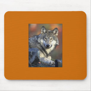 Tapis De Souris Loup gris Mousepad