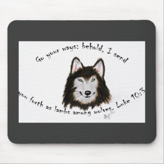 Tapis De Souris Loup Mousepad religieux