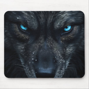 Tapis De Souris "Loup noir"