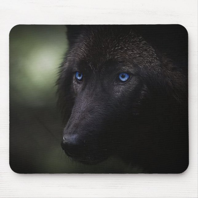 Tapis De Souris Loup noir (Devant)