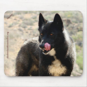 Tapis De Souris Loup noir Mousepad