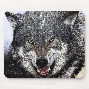 Tapis De Souris Loup sauvage