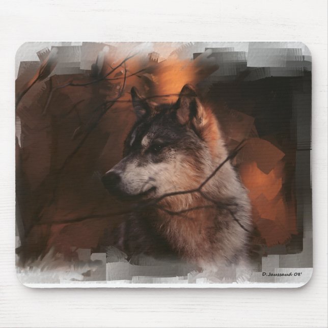 Tapis De Souris Loup solitaire 2 (Devant)