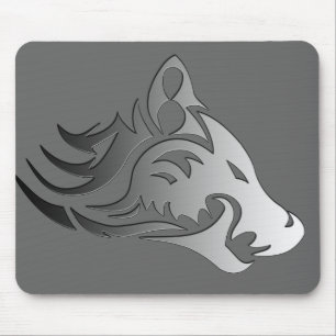 Tapis De Souris Loup tribal