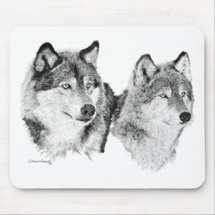 Tapis De Souris Loups solitaires