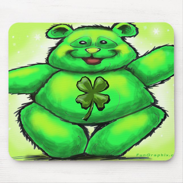 Tapis De Souris L'ours de Saint Patrick (Devant)