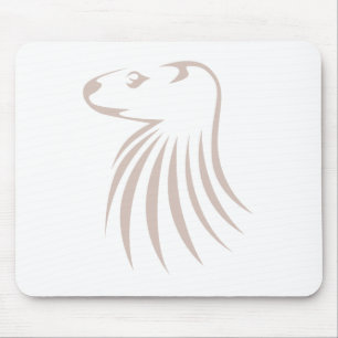 Tapis De Souris Loutre de rivière nord-américaine dans le style