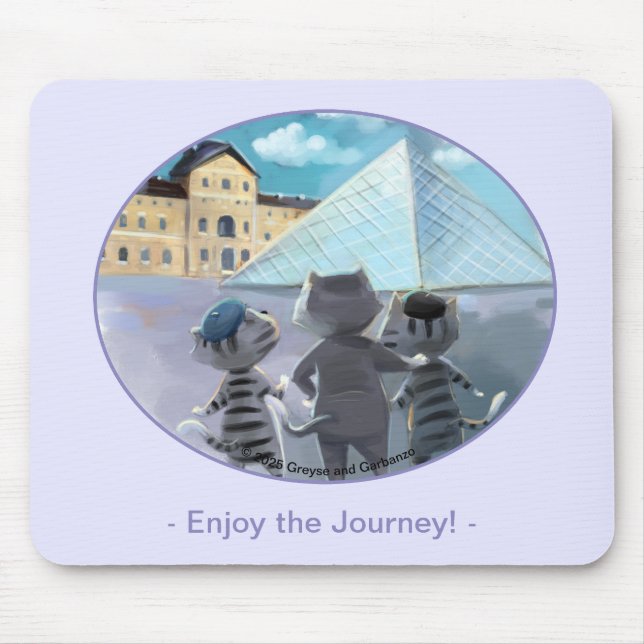 Tapis De Souris Louvre Mousepad - Profitez (Devant)