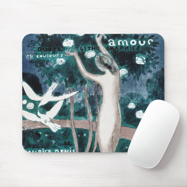 Tapis De Souris Love (Amour), Maurice Denis (Avec souris)