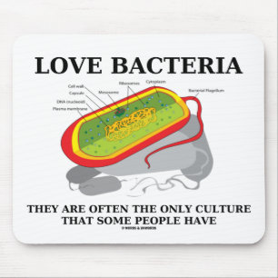 Tapis De Souris Love Bacteria Uniquement Culture Certaines Personn